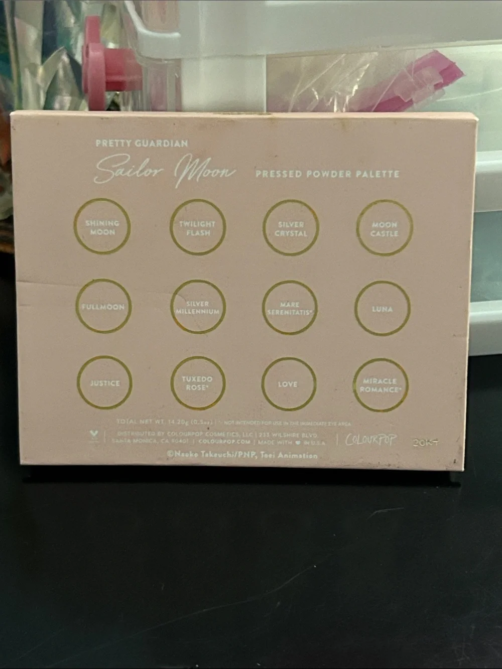 Sailor Moon x ColorPop Eyeshadow Palette — Pink & Gold Mix